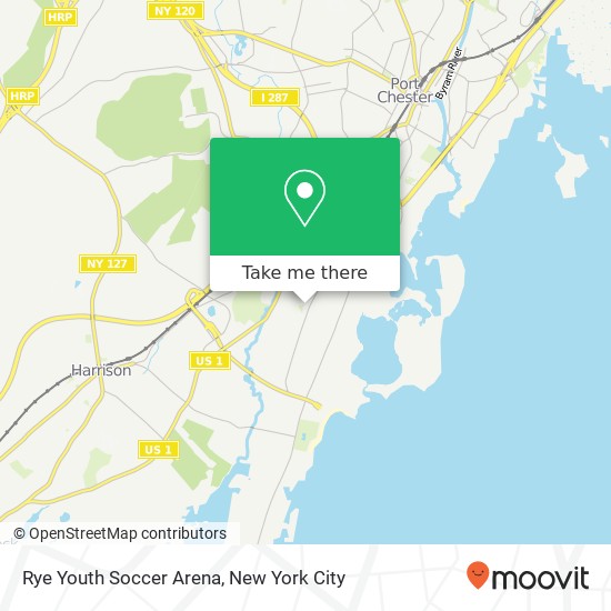 Rye Youth Soccer Arena map