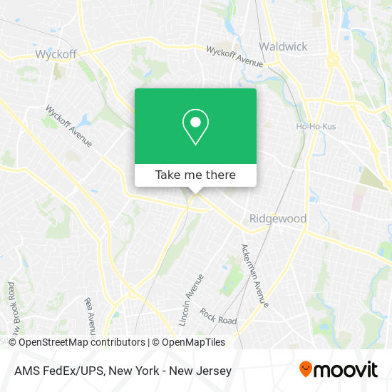 Mapa de AMS FedEx/UPS