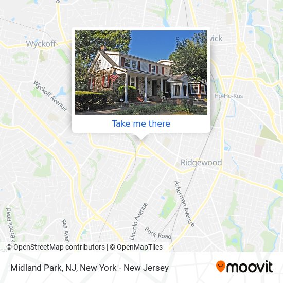 Midland Park, NJ map