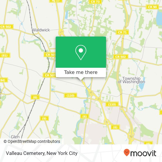 Mapa de Valleau Cemetery