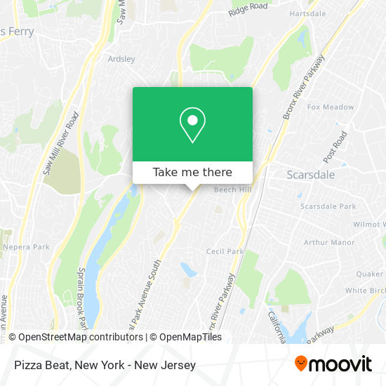 Mapa de Pizza Beat