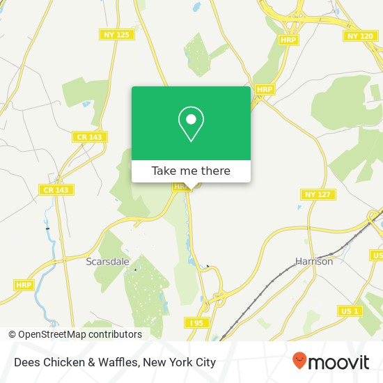 Mapa de Dees Chicken & Waffles