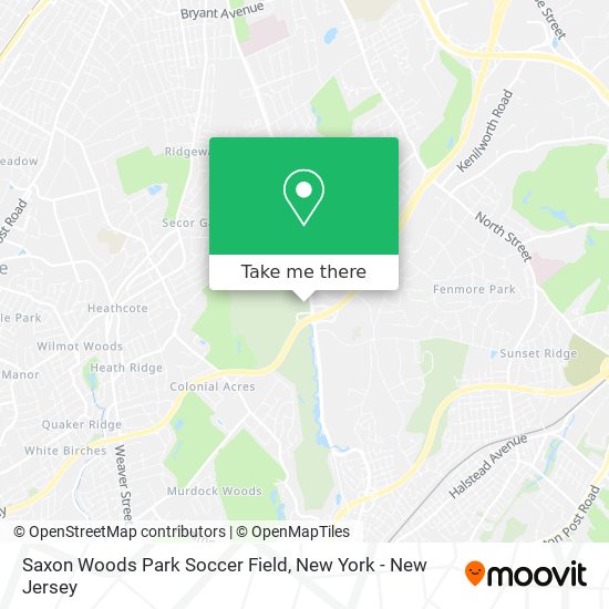Mapa de Saxon Woods Park Soccer Field