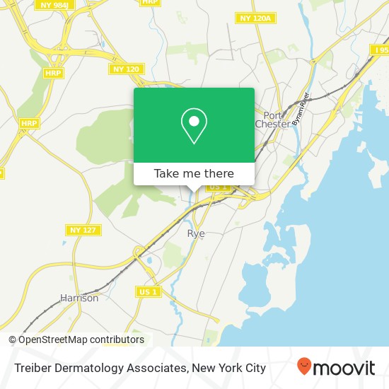 Treiber Dermatology Associates map