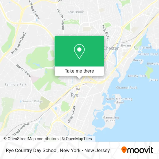 Rye Country Day School map