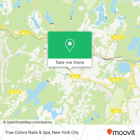 True Colors Nails & Spa map