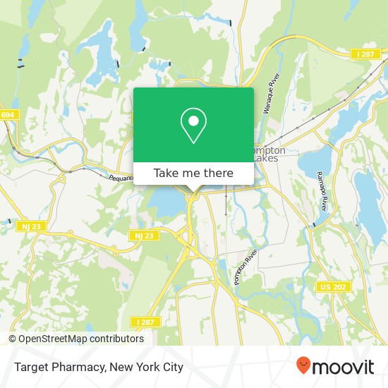 Target Pharmacy map