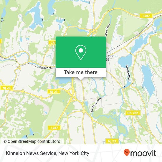 Mapa de Kinnelon News Service