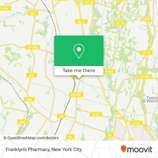 Mapa de Franklyn's Pharmacy