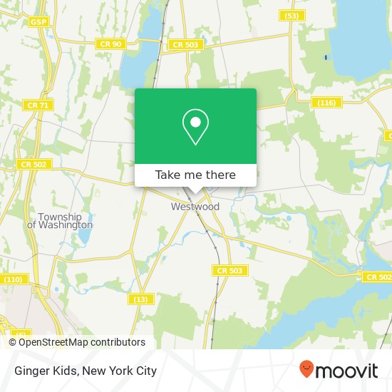 Ginger Kids map