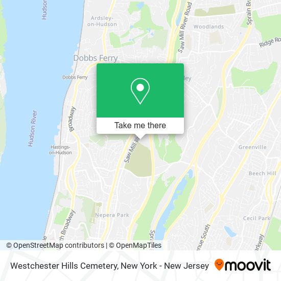 Westchester Hills Cemetery map