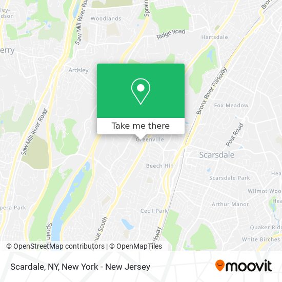 Scardale, NY map