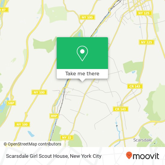 Scarsdale Girl Scout House map