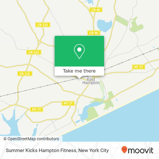 Mapa de Summer Kicks Hampton Fitness