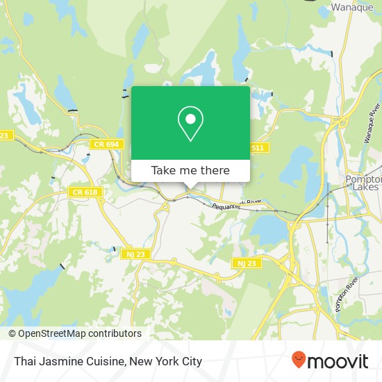 Thai Jasmine Cuisine map