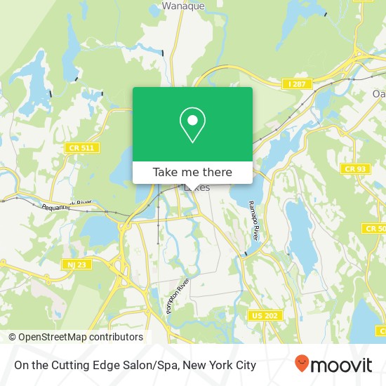 Mapa de On the Cutting Edge Salon/Spa
