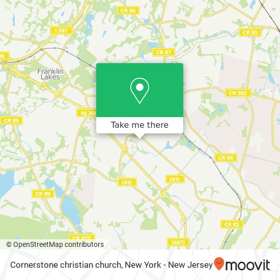 Mapa de Cornerstone christian church