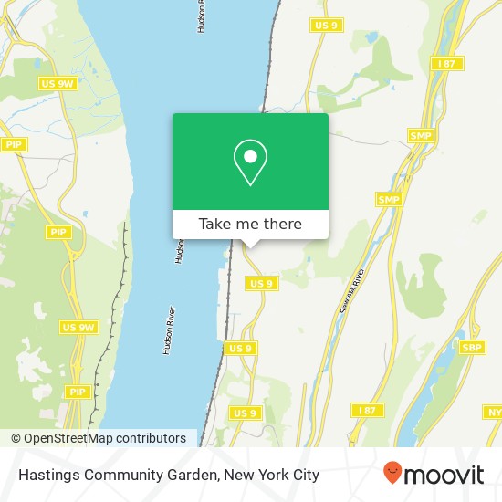 Mapa de Hastings Community Garden