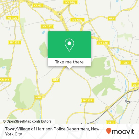 Town / Village of Harrison Police Department map