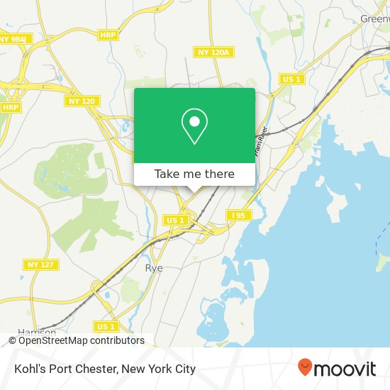 Kohl's Port Chester map