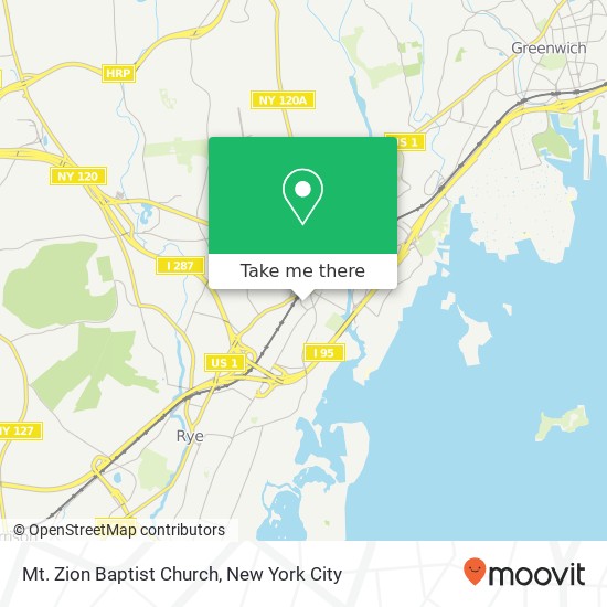 Mt. Zion Baptist Church map