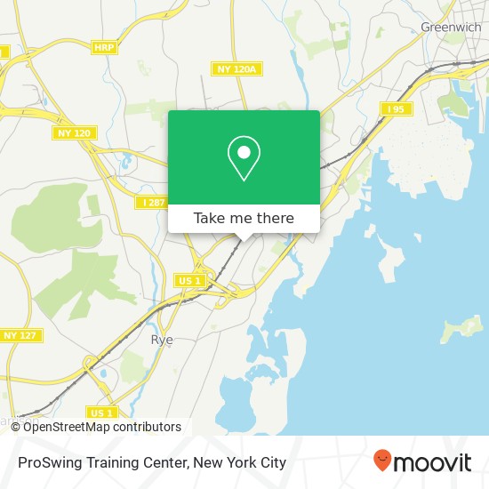 ProSwing Training Center map