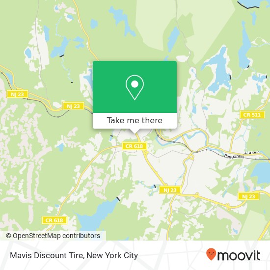 Mavis Discount Tire map