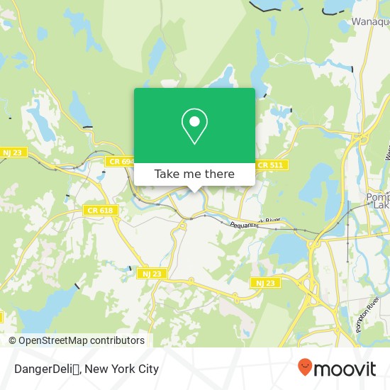 DangerDeli map