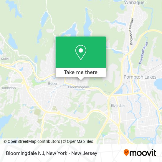 Bloomingdale NJ map