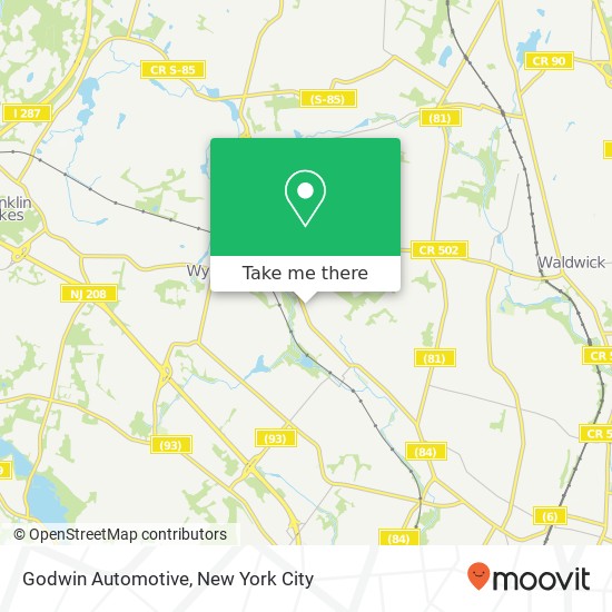 Mapa de Godwin Automotive