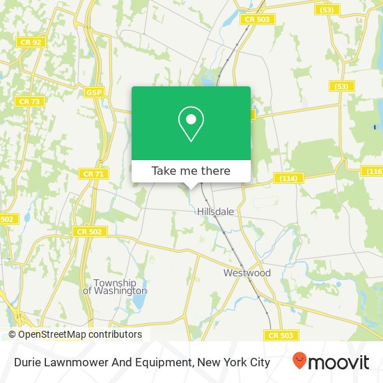 Mapa de Durie Lawnmower And Equipment
