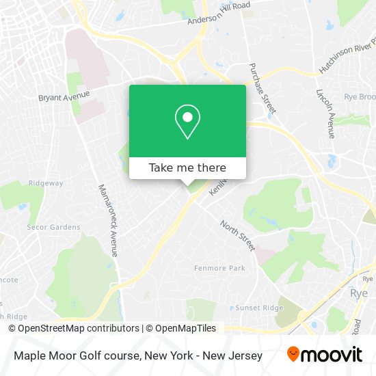 Mapa de Maple Moor Golf course