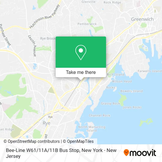 Mapa de Bee-Line W61/11A/11B Bus Stop