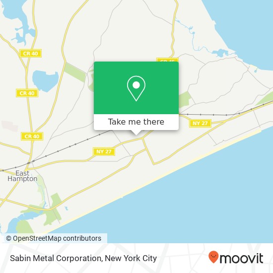 Sabin Metal Corporation map