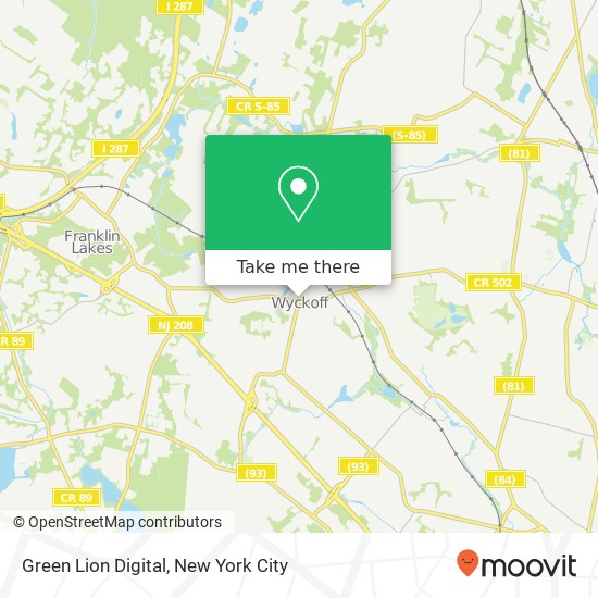 Green Lion Digital map