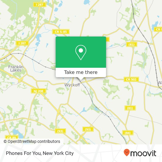 Phones For You map