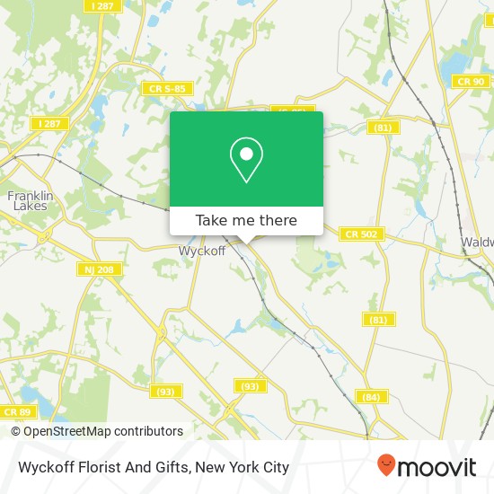 Wyckoff Florist And Gifts map