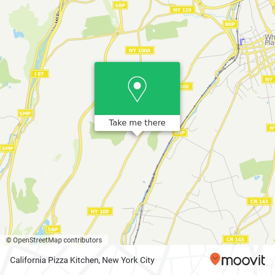 Mapa de California Pizza Kitchen