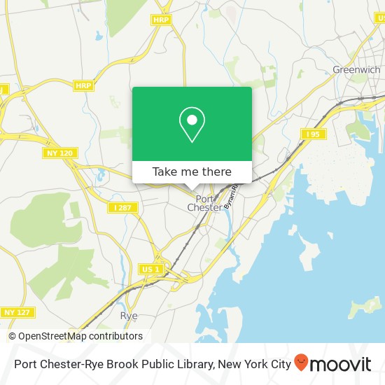 Mapa de Port Chester-Rye Brook Public Library