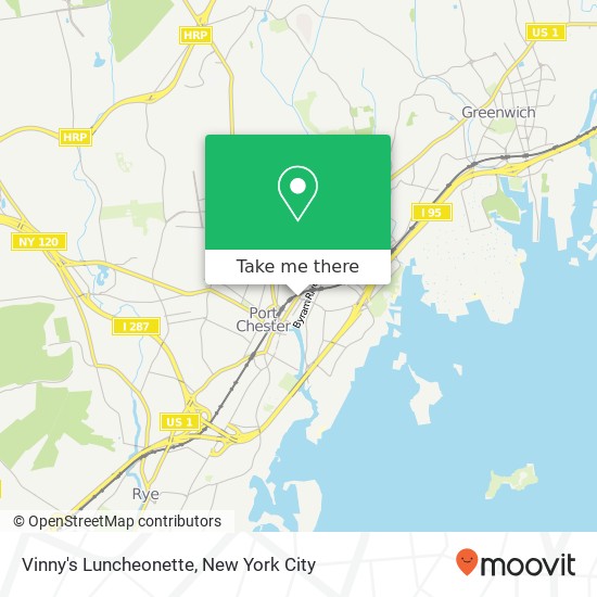 Vinny's Luncheonette map