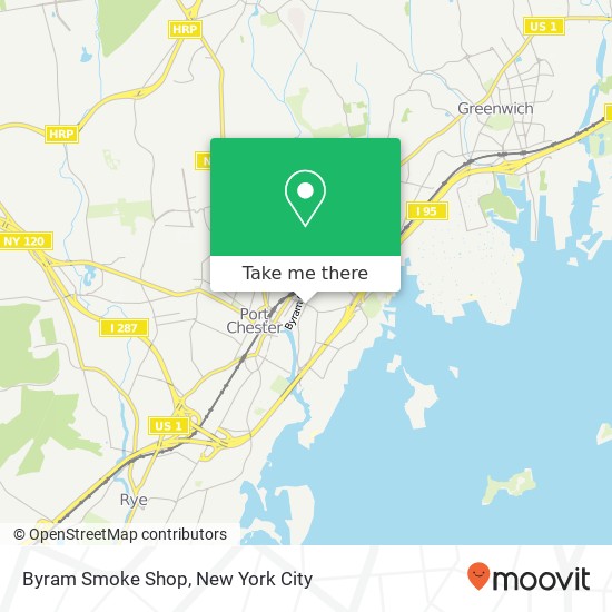Mapa de Byram Smoke Shop
