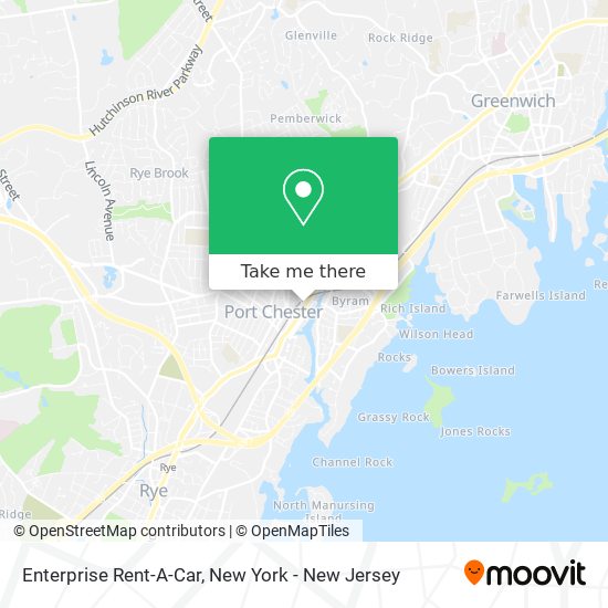 Enterprise Rent-A-Car map