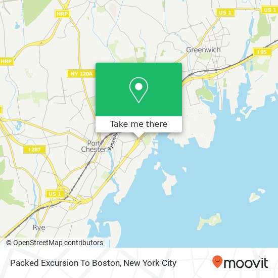 Mapa de Packed Excursion To Boston