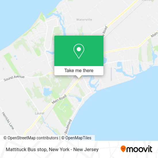 Mattituck Bus stop map