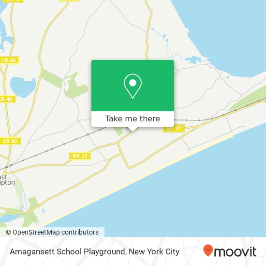 Amagansett School Playground map