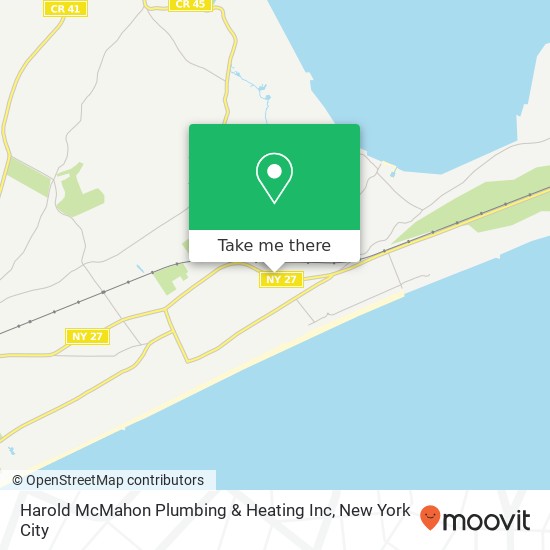 Harold McMahon Plumbing & Heating Inc map