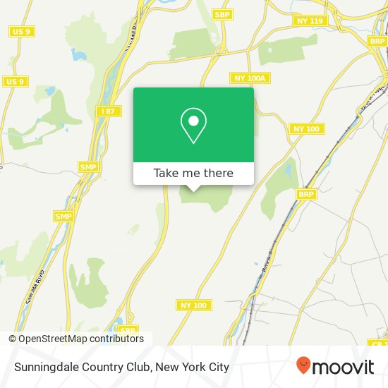 Sunningdale Country Club map