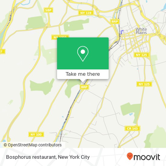 Bosphorus restaurant map