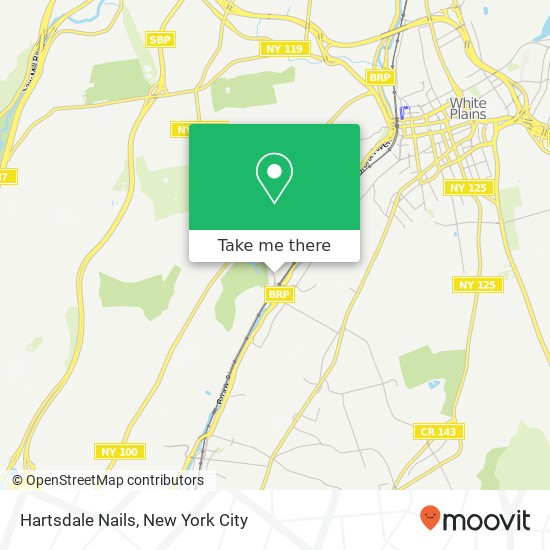 Mapa de Hartsdale Nails