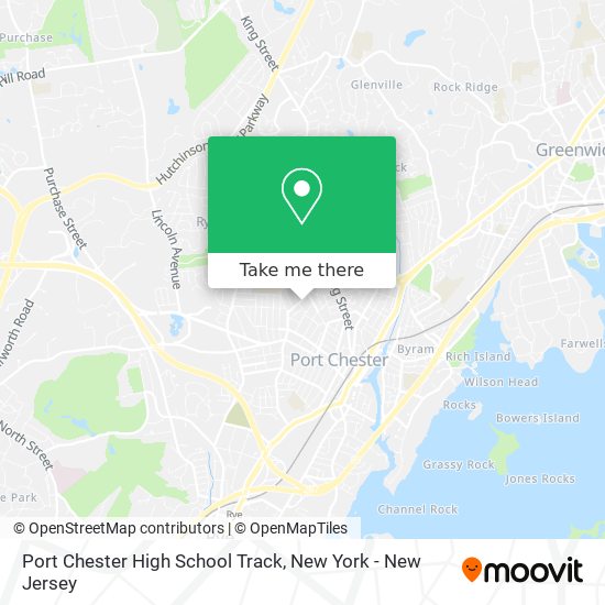 Mapa de Port Chester High School Track